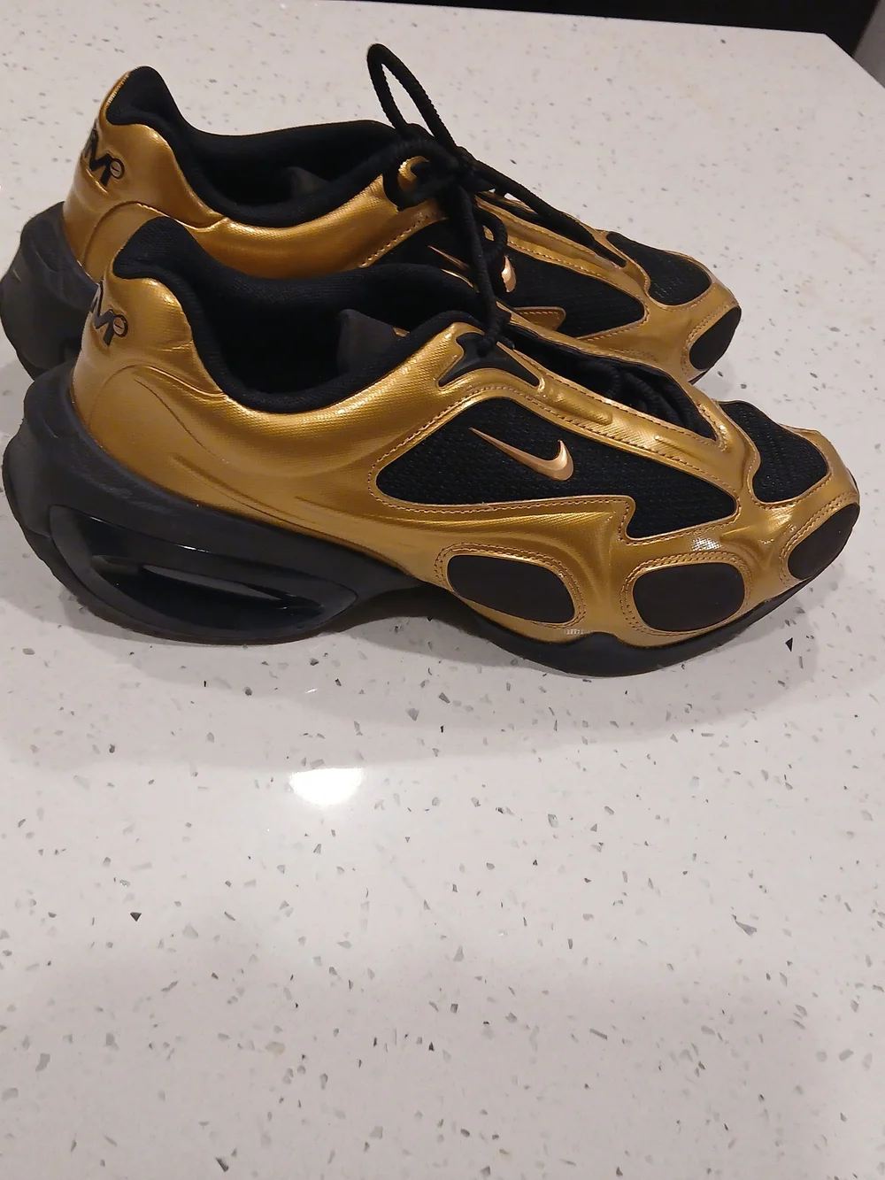 Size 9.5 - Nike Air Max Muse Metallic Gold Black W